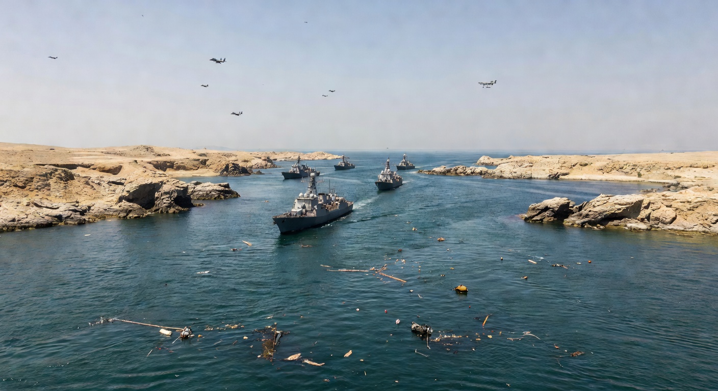 Iran small boats Hormuz destroyed