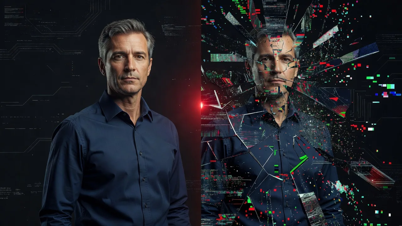 disinformation deepfake real versus manipulated image